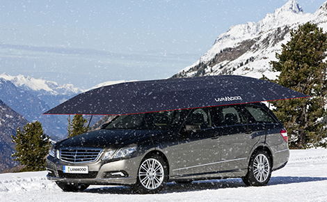 Lanmodo Car Umbrella Protects Your Car in Winter