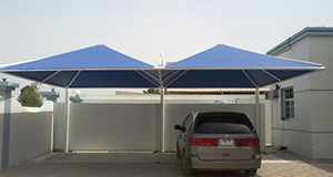 stationary car shade canopy