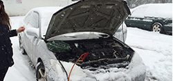 save your car from snow with good snow car cover