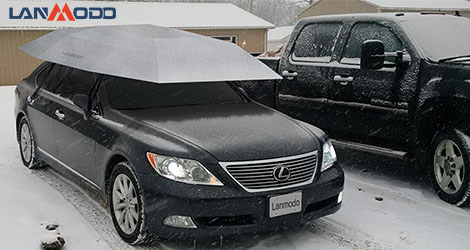 A New Innovative Car Cover for Snow in 2017 ——Lanmodo