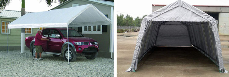 Car clearance covering tent