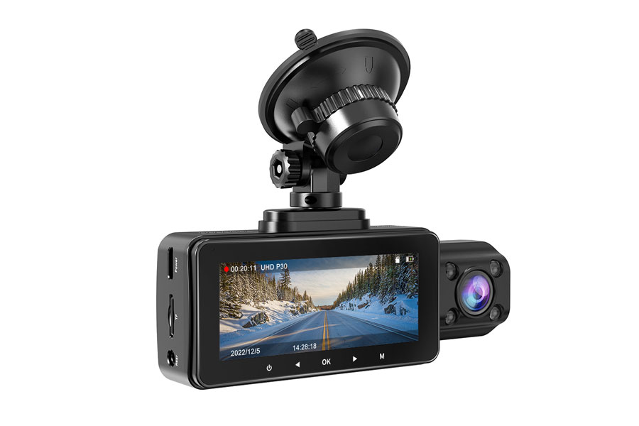 Lanmodo D1 3-Channel 4K Dash Camera