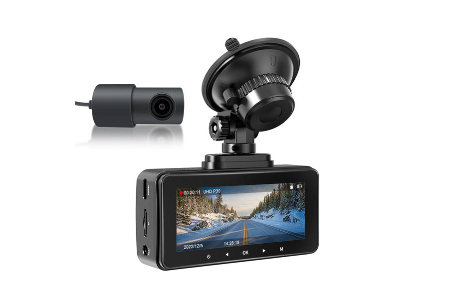 Lanmodo D1 3Channel 4K Dash Camera