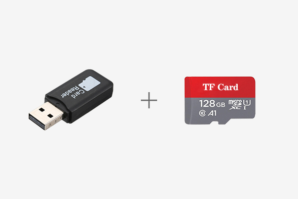 128G TF Card with Card Reader