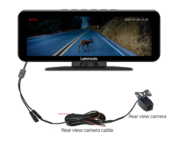 Lanmodo Vast Pro 1080P Night Rear View Camera
